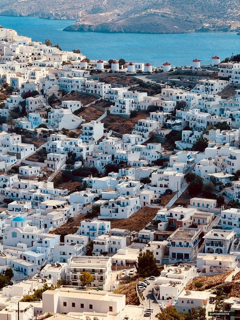Astypalee Maisons Cubiques Mer