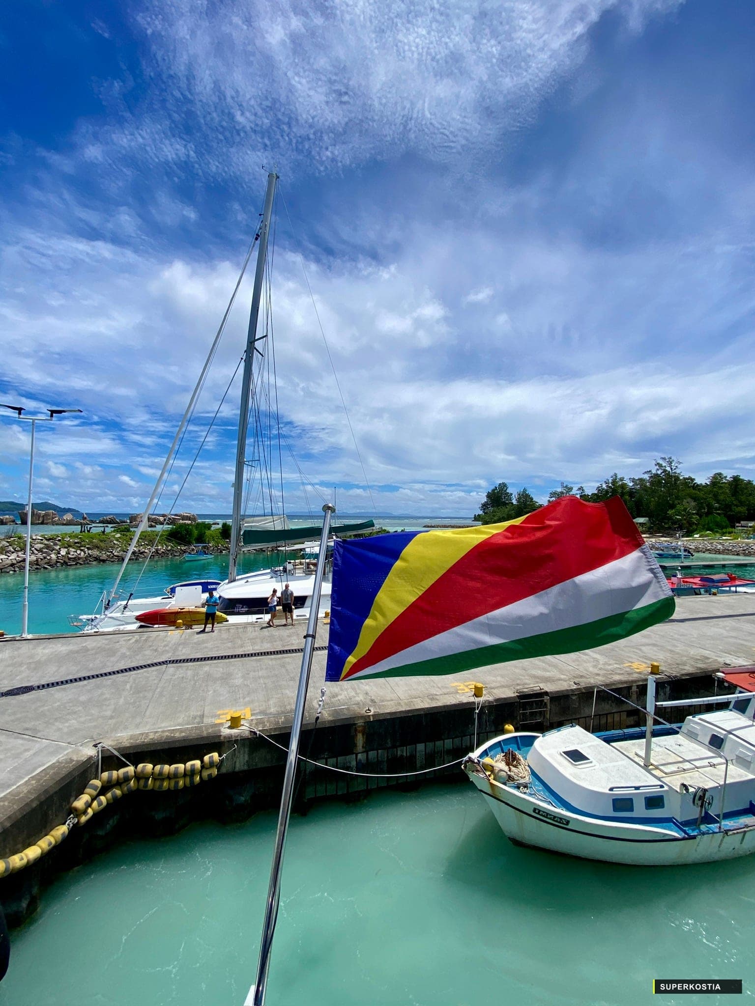 Drapeau Seychelles Marina