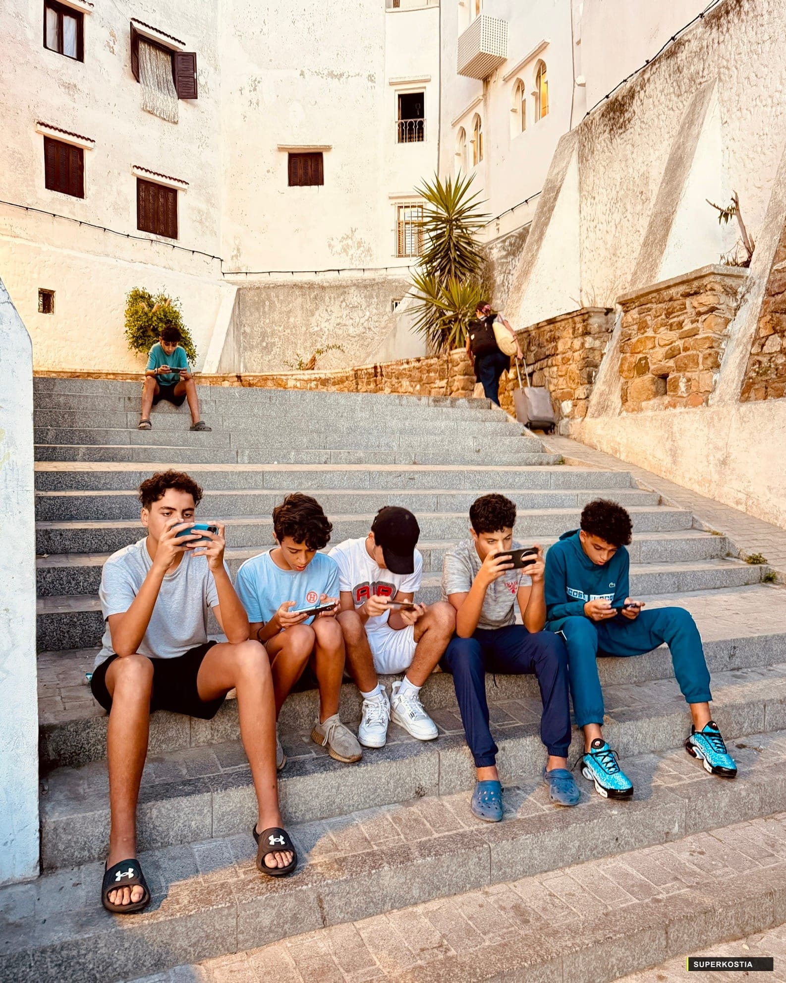 Tanger Medina Ados Escalier